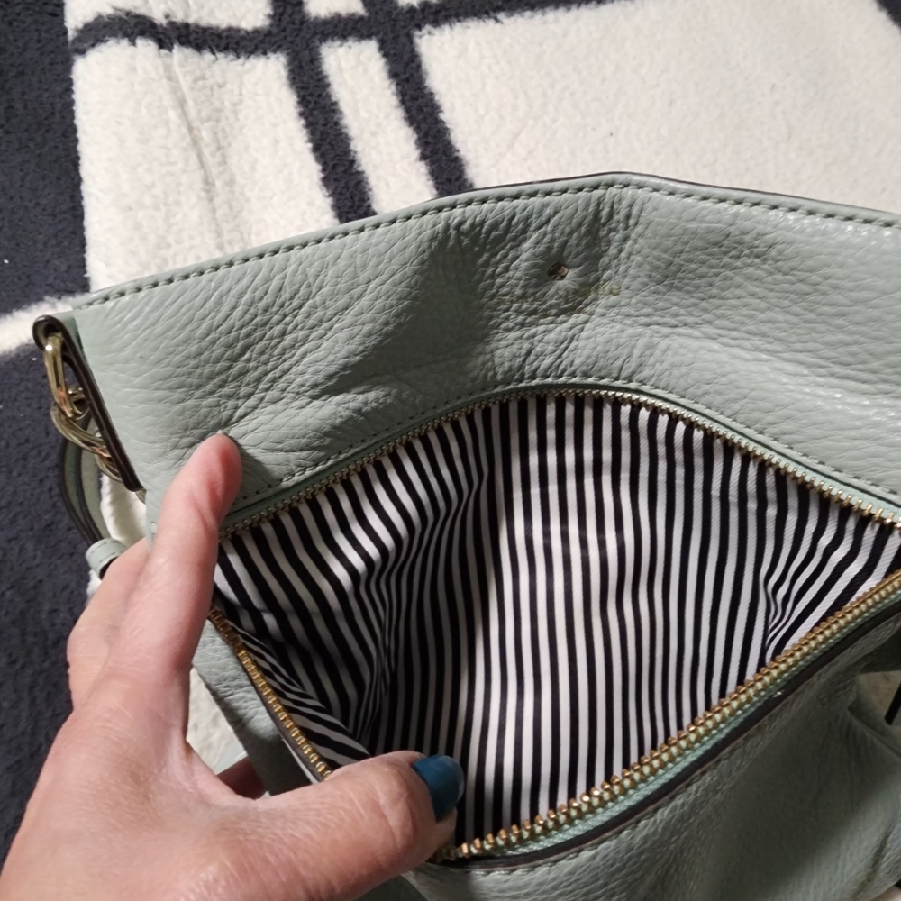 Kate Spade Pebbled Leather Crossbody Purse - Picture 8 of 11